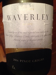 Waverley Estate Pinot Grigio 2016